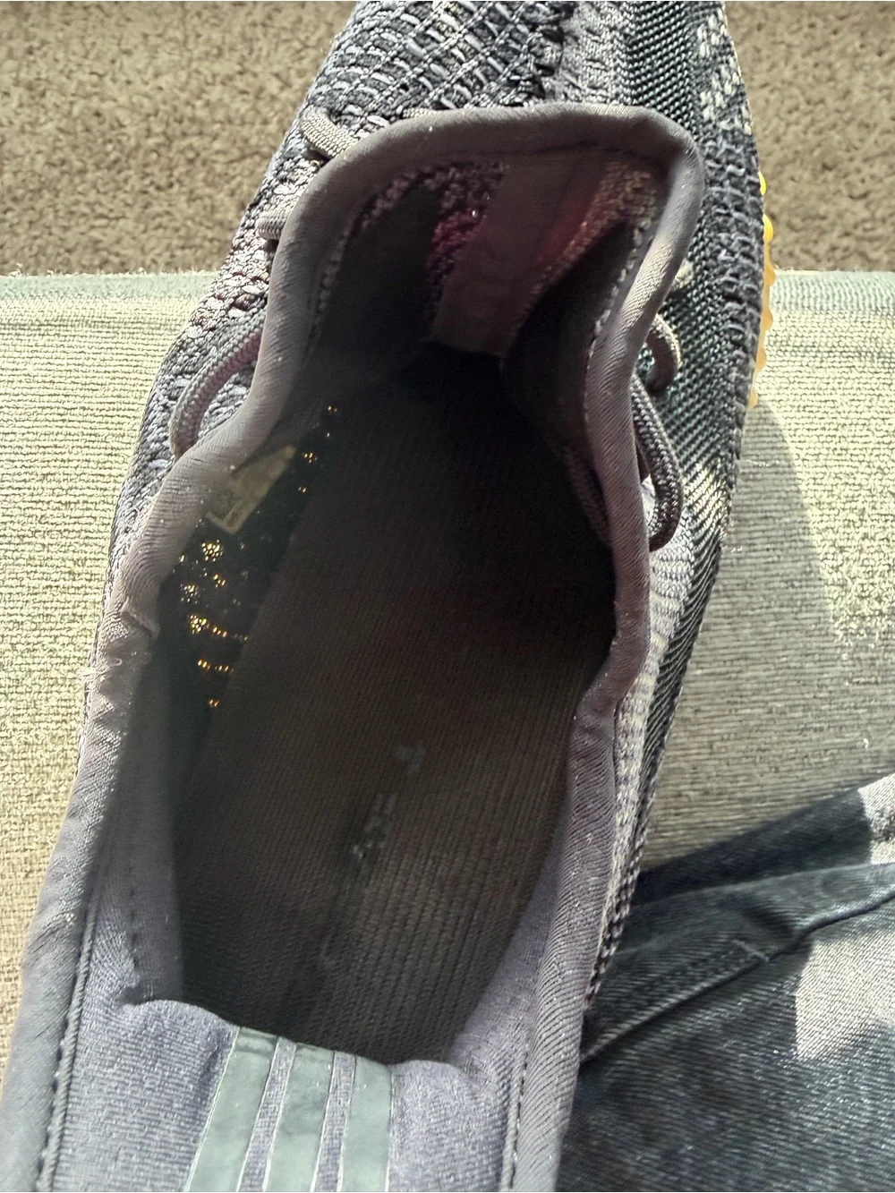 Yeezy Boost 350 V2 Black with Yellow Gum Sole